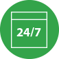 24-7 Availability - Icon
